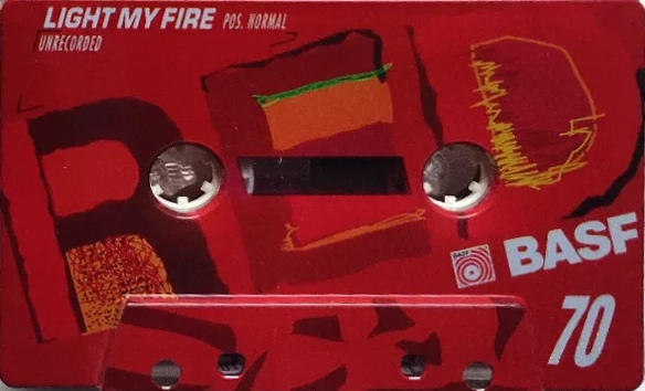 Compact Cassette BASF 70 "Light my fire RED" Type I Normal Germany