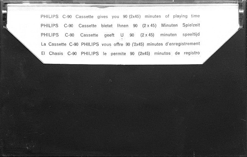 Compact Cassette: Philips  -  60