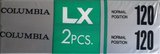 2 pack Columbia LX 120 Type I Normal 1980 Japan
