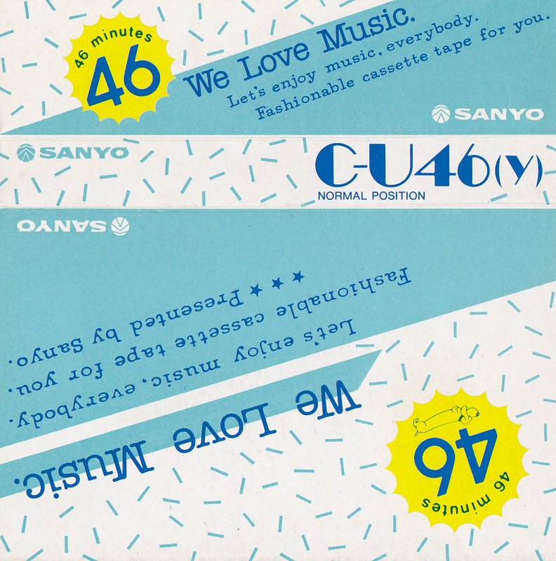 Compact Cassette:  Sanyo - We Love Music 46