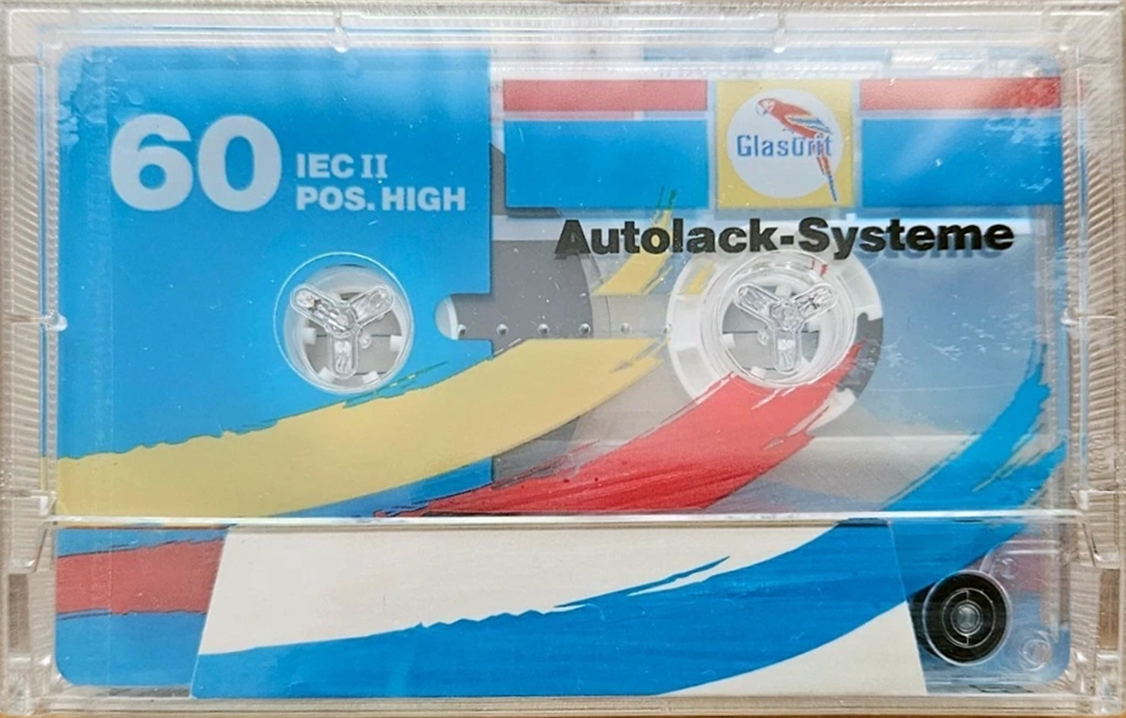 Compact Cassette BASF Chrome Extra II 60 "Glasurit Autolack-Systeme" Type II Chrome 1991 Germany