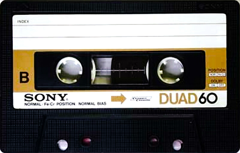Compact Cassette Sony Duad 60 Type III Ferro Chrome 1978 Japan