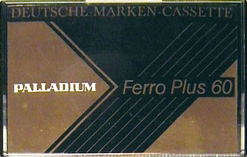 Compact Cassette Palladium Ferro Plus 60 Type I Normal 1983 Europe