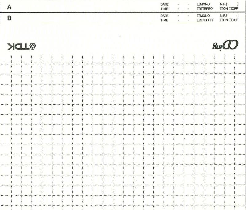 Compact Cassette: TDK  - CDing-I 120