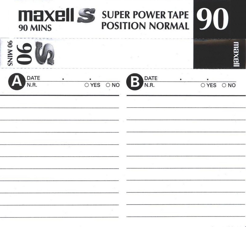 Compact Cassette: Maxell / Hitachi Maxell - S 90