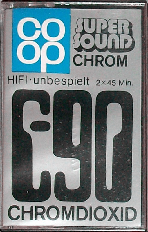 Compact Cassette Coop Super Sound 90 Type II Chrome Germany