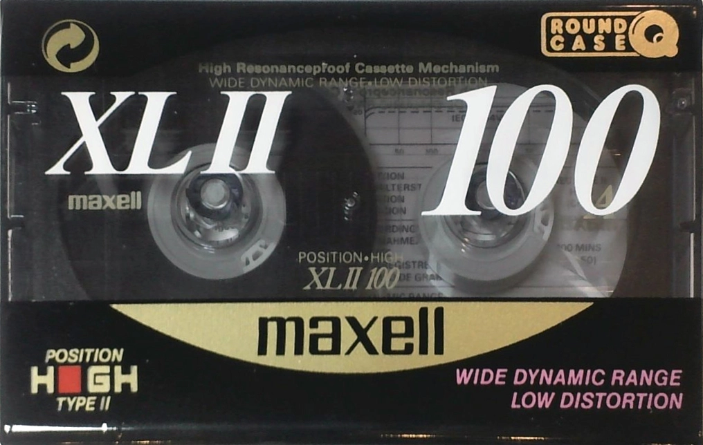 Compact Cassette Maxell XLII 100 Type II Chrome 1991 Europe