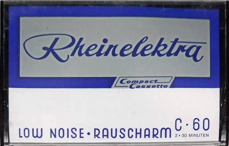 Compact Cassette Rheinelektra 60 Type I Normal Germany