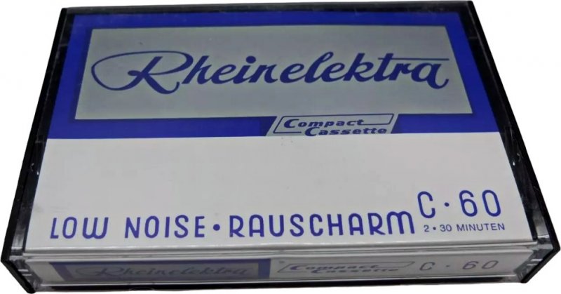 Compact Cassette Rheinelektra 60 Type I Normal Germany