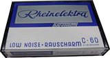 Compact Cassette Rheinelektra 60 Type I Normal Germany
