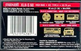 Compact Cassette Maxell XLII-S 60 Type II Chrome 1998 North America