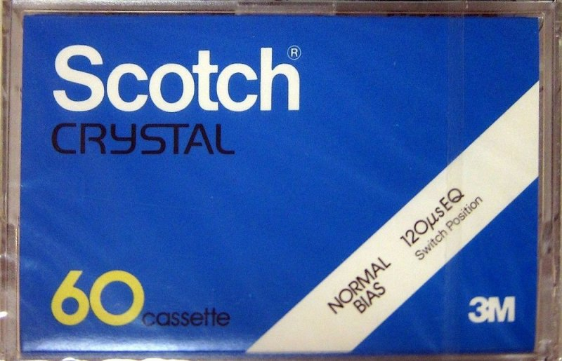 Compact Cassette Scotch Crystal 60 Type I Normal 1981 Japan