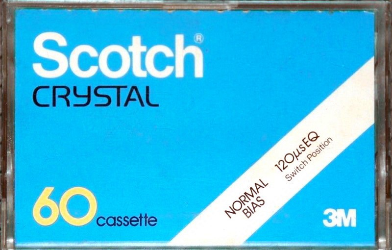 Compact Cassette: 3M Scotch - Crystal 60