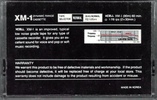 Compact Cassette Xcell XM-I 60 Type I Normal 1986 South Korea