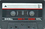 Compact Cassette Xcell XM-I 60 Type I Normal 1986 South Korea