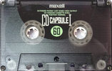 Compact Cassette Maxell CD Capsule I 60 "CDC-I 60" Type I Normal 1990 Japan