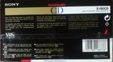VHS, Video Home System Sony CD 180 "E-180CD" Type I Normal Europe
