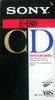VHS, Video Home System Sony CD 180 "E-180CD" Type I Normal Europe