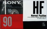 Compact Cassette Sony HF 90 Type I Normal 1991 Japan