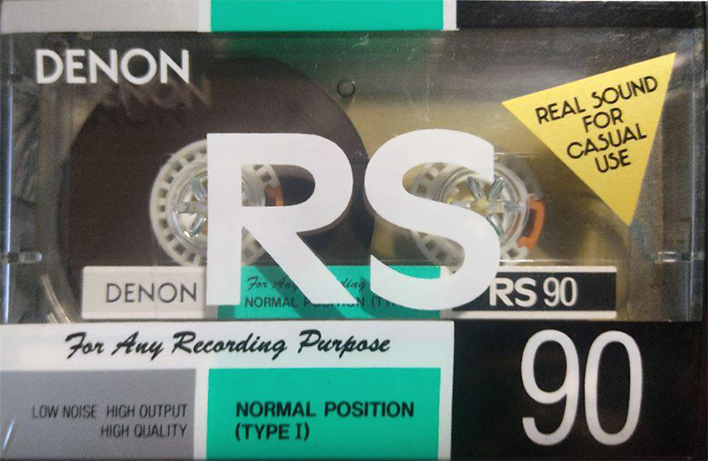 3 pack Denon RS 90 "RS90V3" Type I Normal 1990 Japan