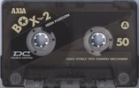 Compact Cassette AXIA Box 2 50 "BOX2A 50" Type II Chrome 1995 Japan