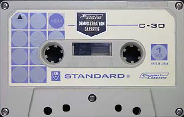 Compact Cassette Standard 30 Demonstration Tape 1971 Japan