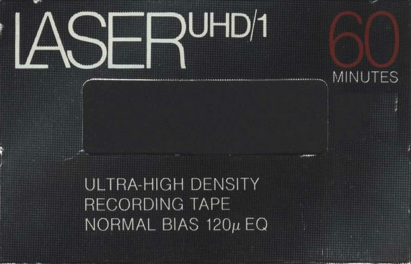 Compact Cassette Laser UHD/1 60 Type I Normal USA
