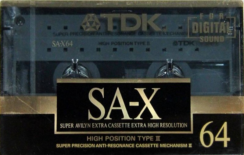 Compact Cassette: TDK  - SA-X 64