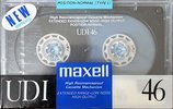 Compact Cassette Maxell UDI / UD1 46 Type I Normal 1988 Japan
