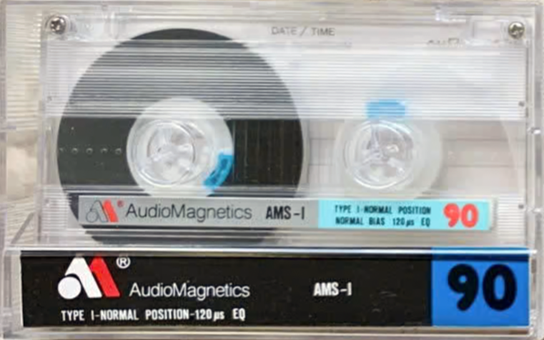 Compact Cassette Audio Magnetics AMS-I 90 Type I Normal Europe