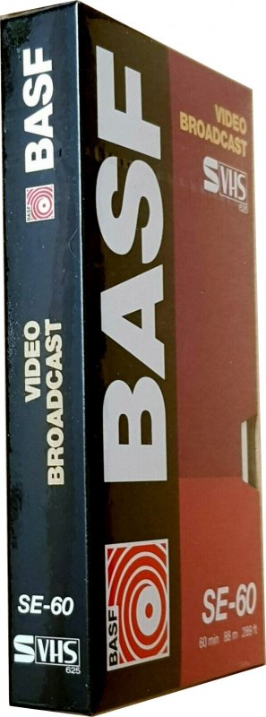 VHS, Video Home System BASF Video Broadcast 60 Type I Normal 1994 Europe