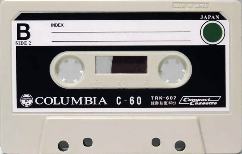 Compact Cassette Columbia TRK 60 "TRK-607" Type I Normal 1969 Japan