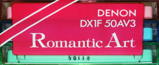 3 pack Denon DX1F 50 "Romantic Art" Type I Normal 1984 Japan