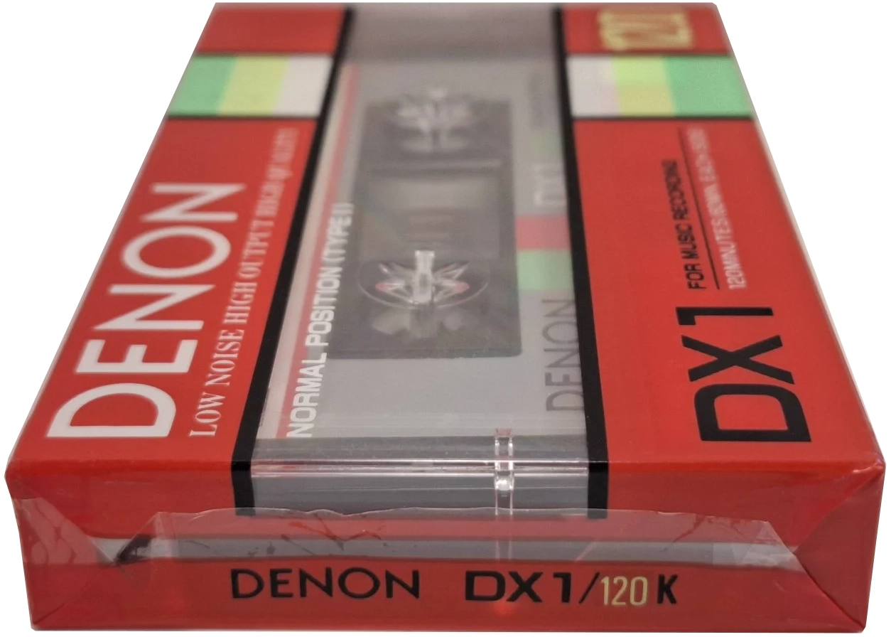 Compact Cassette Denon DX1 120 "DX1/120K" Type I Normal 1985 Japan