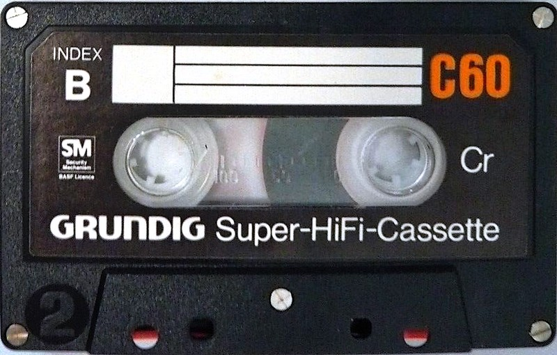 Compact Cassette:  Grundig - Super HiFi Cassette 60