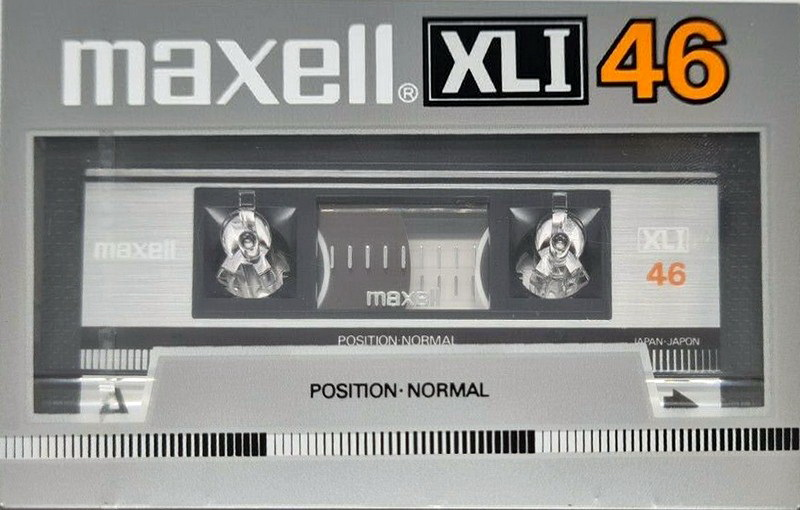 Compact Cassette Maxell XLI 46 Type I Normal 1985 Japan