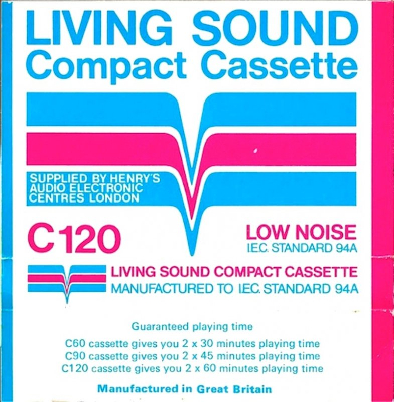 Compact Cassette Living Sound 120 Type I Normal UK