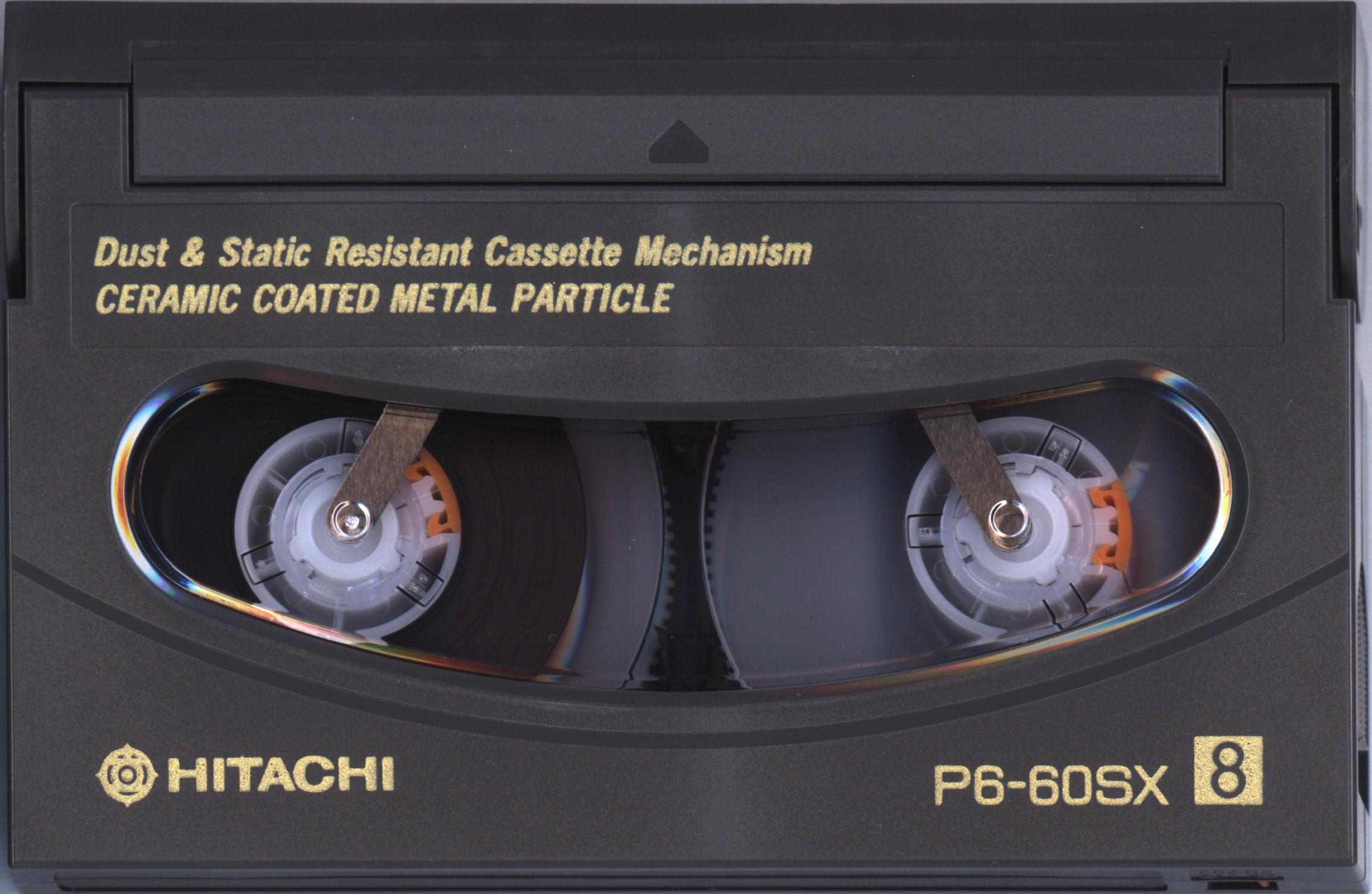 Video8, Hi8, Digital8 Hitachi 60 "Metal SX" Type IV Metal 1990 Japan