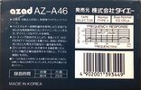 Compact Cassette Azad 46 "AZ-A" Type I Normal Japan