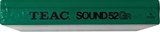 Compact Cassette Teac SOUND 52 "/52GR" Type I Normal 1984 Japan