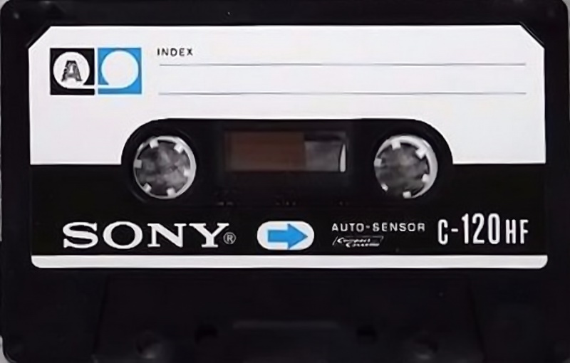 Compact Cassette Sony 120 "High Fidelity" Type I Normal 1972 Europe