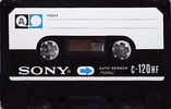 Compact Cassette Sony 120 "High Fidelity" Type I Normal 1972 Europe