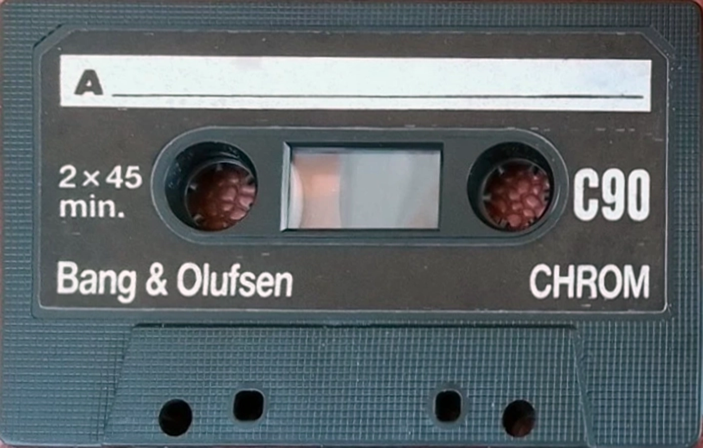 Compact Cassette Bang & Olufsen 90 Type II Chrome 1976 Europe