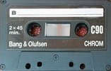 Compact Cassette Bang & Olufsen 90 Type II Chrome 1976 Europe