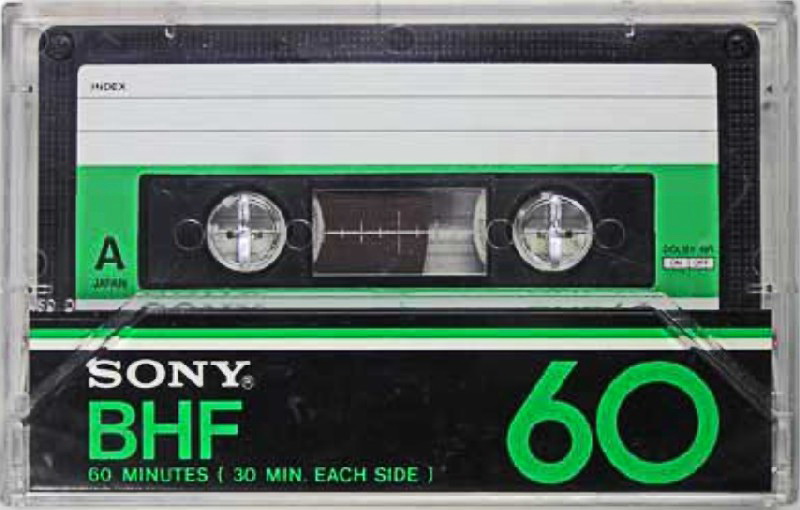 Compact Cassette Sony BHF 60 Type I Normal 1978 Japan