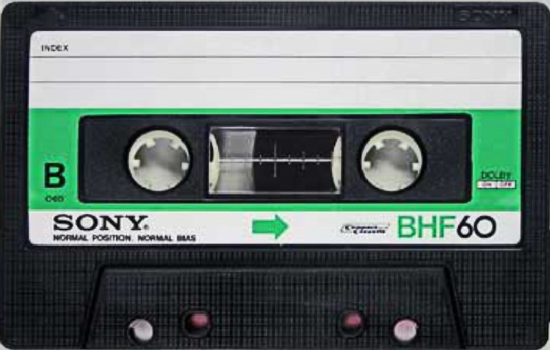 Compact Cassette Sony BHF 60 Type I Normal 1978 Japan