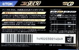 Compact Cassette TDK SR-X 50 "SR-X50M" Type II Chrome 1990 Japan