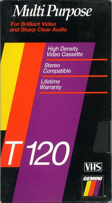VHS, Video Home System Gemini 120 Type I Normal 1997 USA