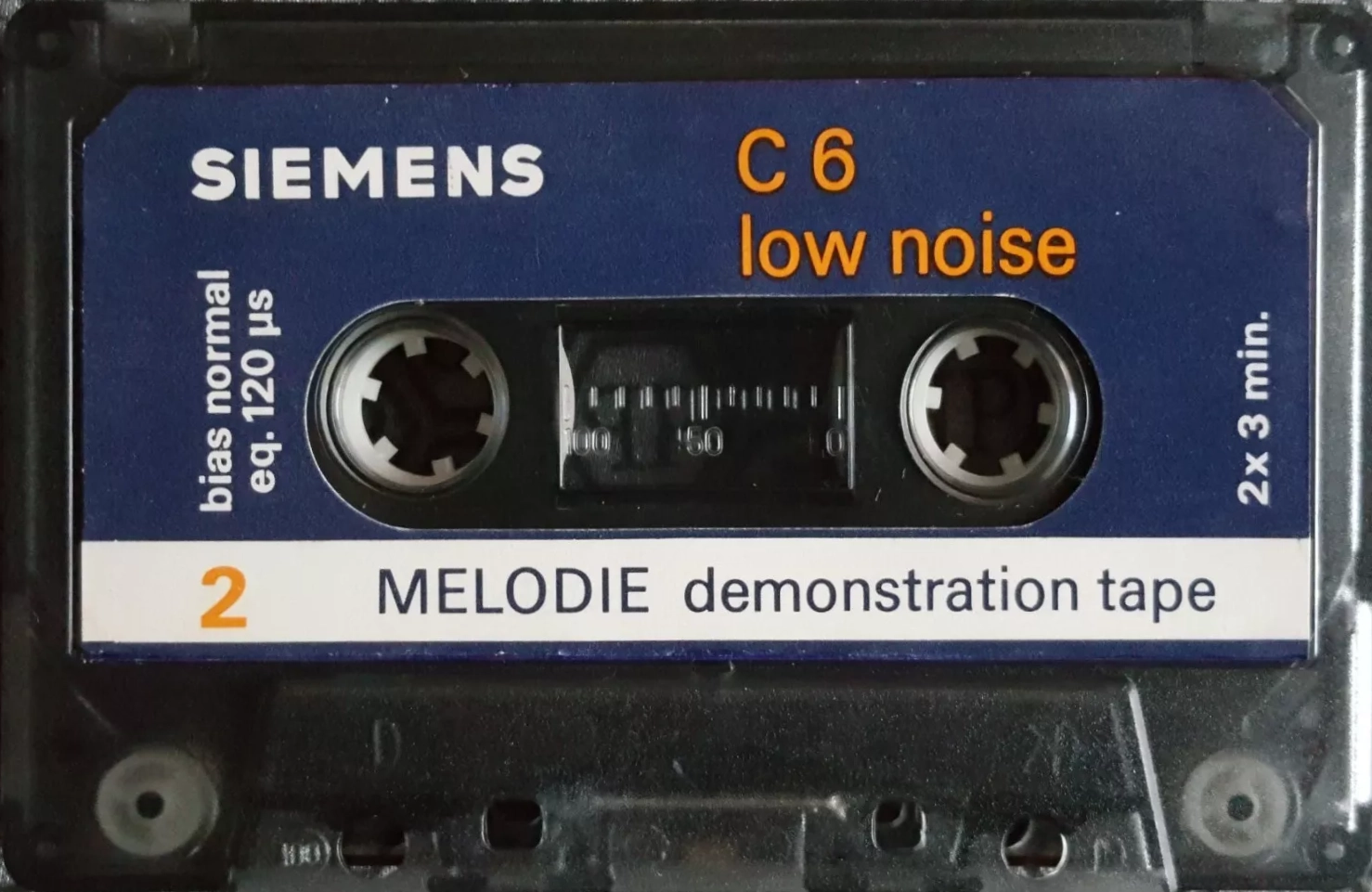 Compact Cassette Siemens 6 "Melodie" Demonstration Tape Germany