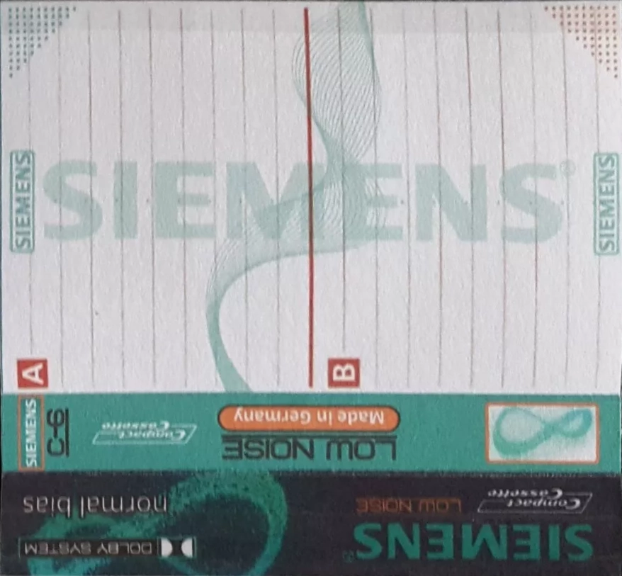 Compact Cassette: Unknown Siemens -  6